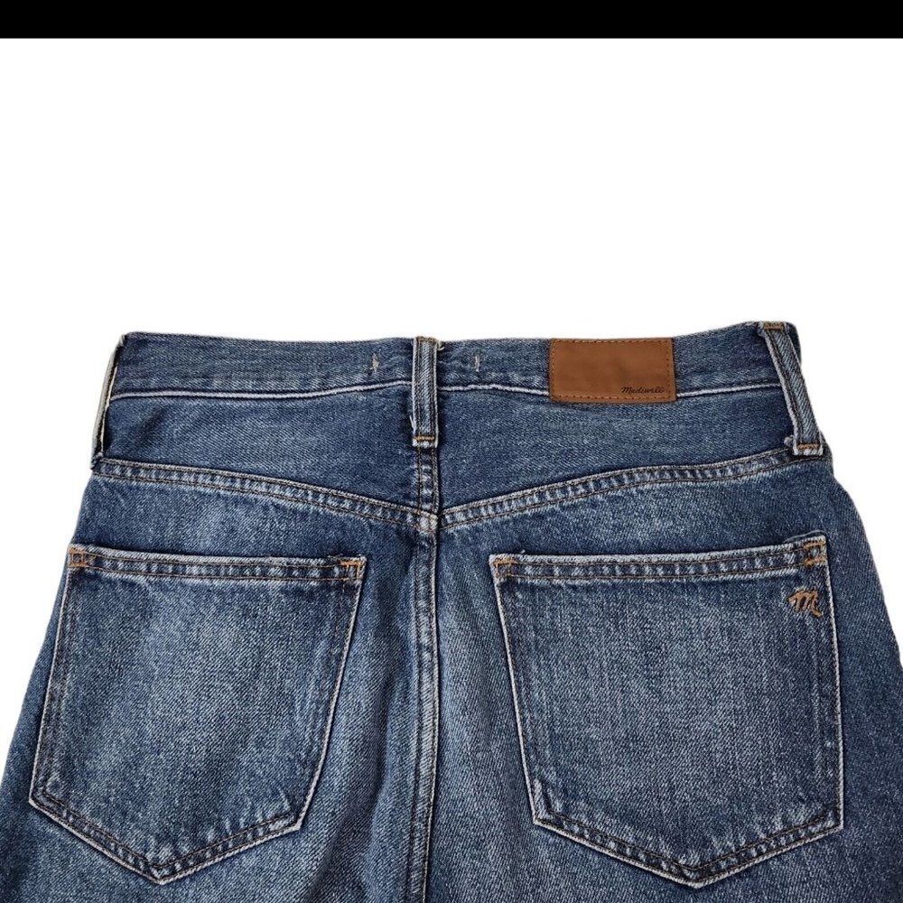 Madewell Mom Jeans 25 Womens Blue High Rise Medium Wash Denim AA585 - Picture 7 of 15